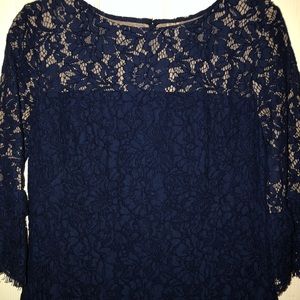 Lauren Ralph Lauren Dresses - Lauren Ralph Lauren Navy Lace 3/4 Sleeve Dress Lauren Ralph Lauren Dresses - Lauren Ralph Lauren Navy Lace 3/4 Sleeve Dress